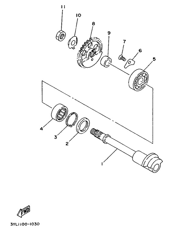 Counter shaft
