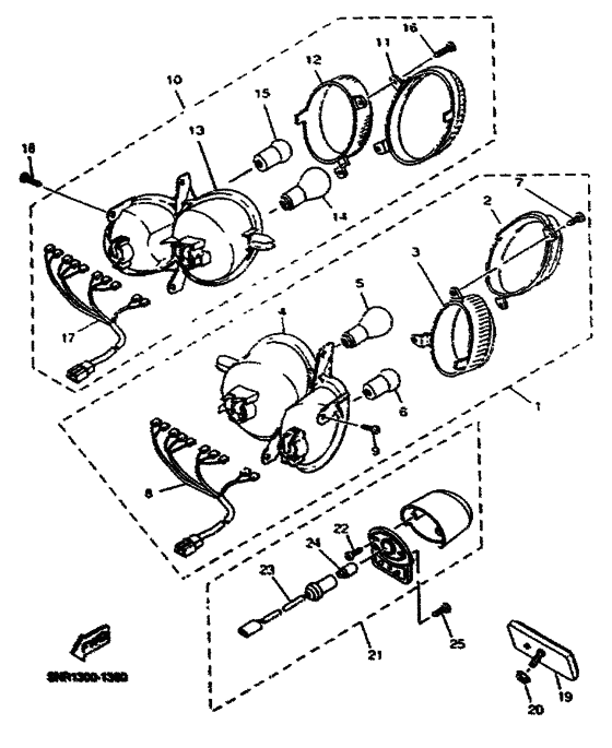 Taillight unit ass`y