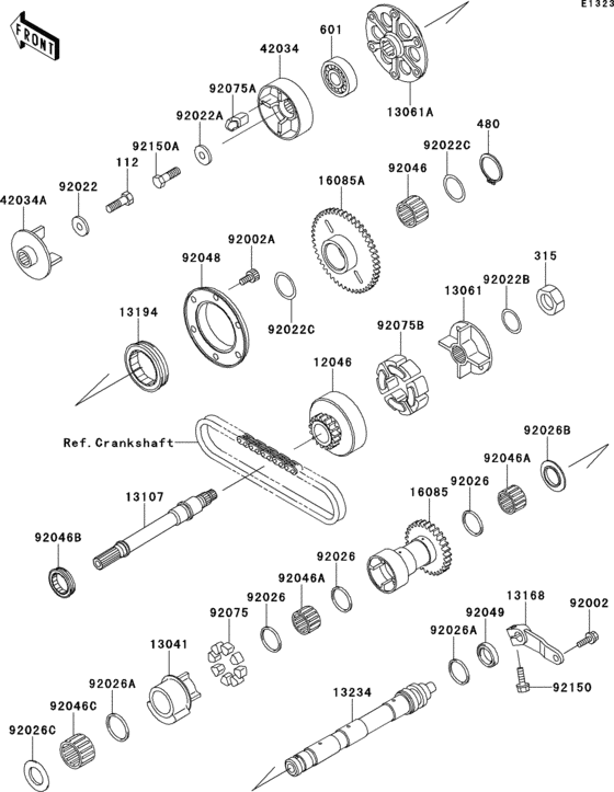 ZG1000 Валансирный вал