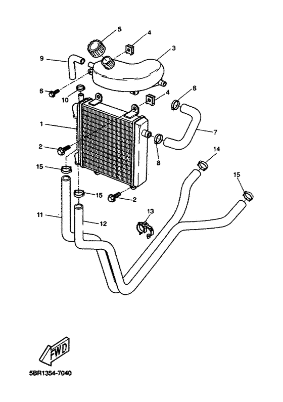 YQ50 Radiator. hose