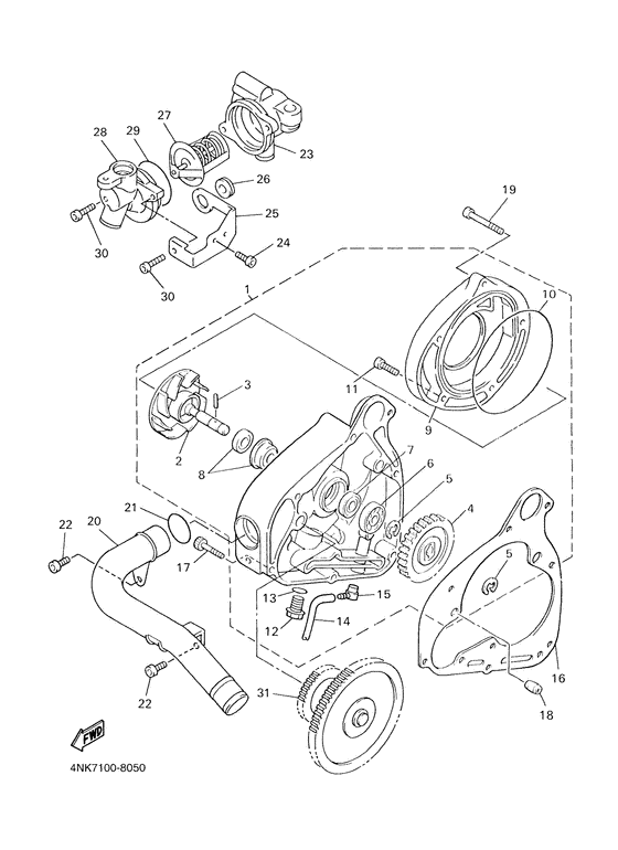 XVZ1300A Водяной насос