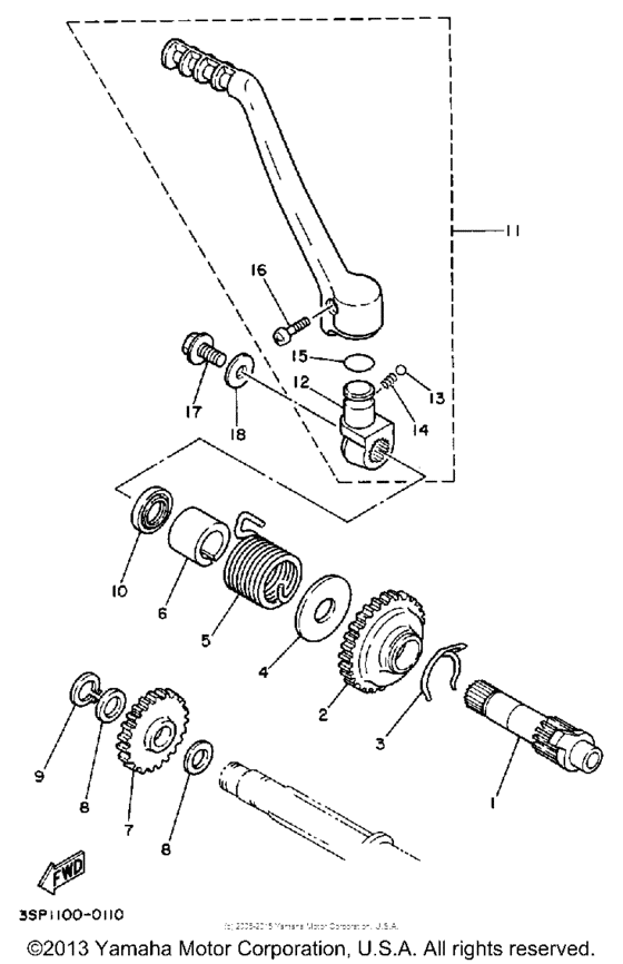 WR250Z Стартер