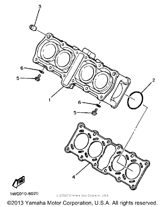 FZR400W Цилиндры