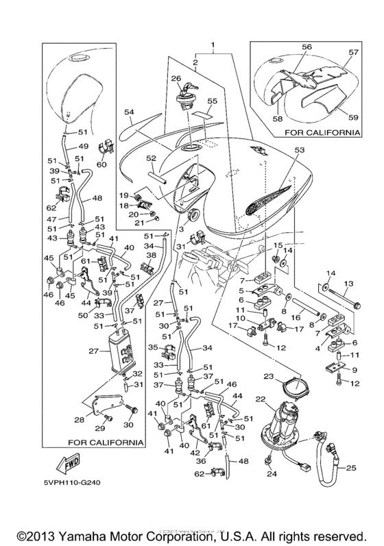 XV17ATXLC Топливный бак