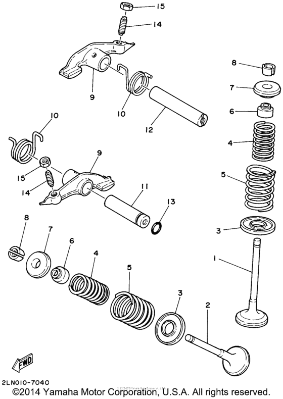 XT225PC Клапана