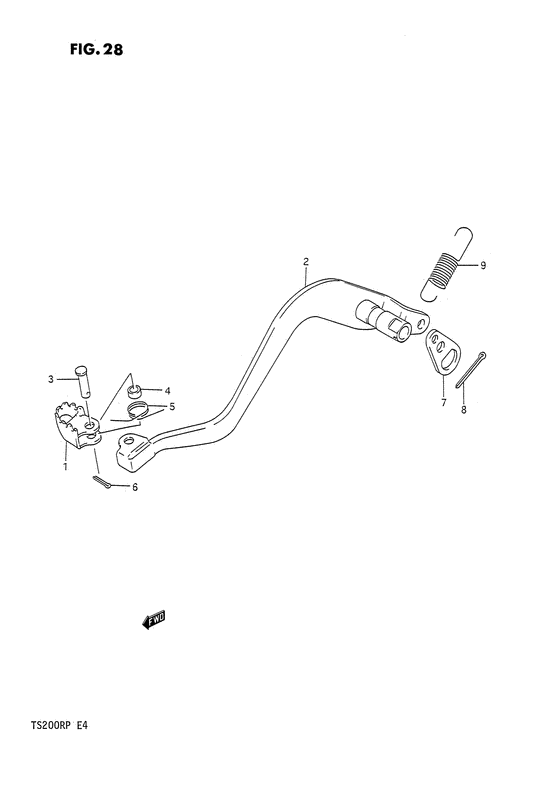 TS200 Передний суппорт