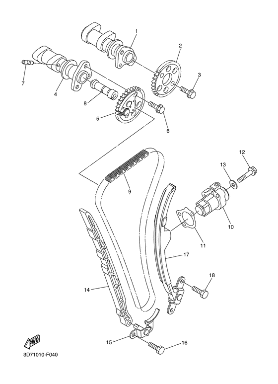 Camshaft & chain