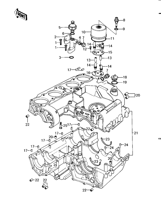 Crankcase/breather cover