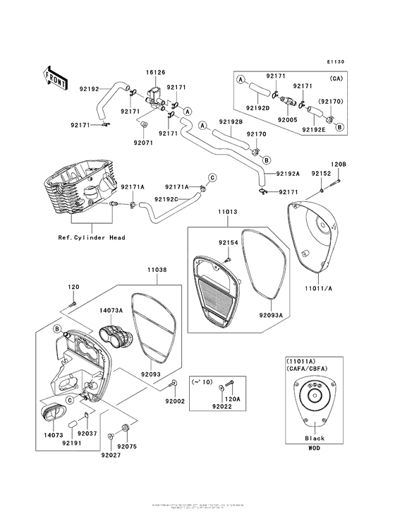 VN900 Воздушный фильтр