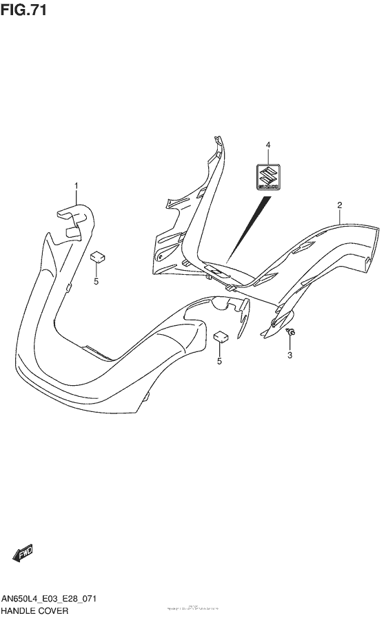 AN650 Облицовка руля