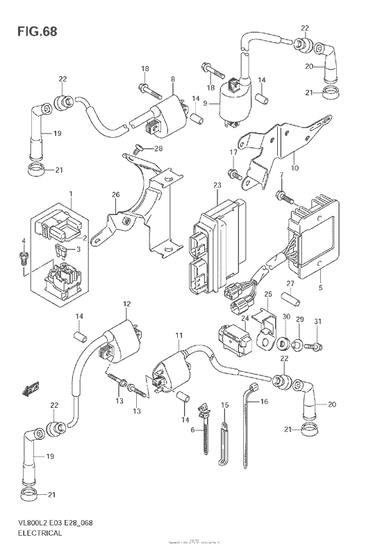 VZ800 Electrical (Vl800T  E33)