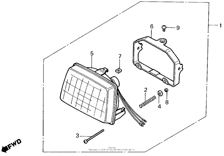 Headlight 84-86