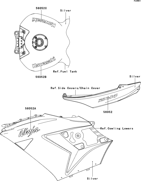 ZX1400 Decals(silver)(c8f)(ca,us)
