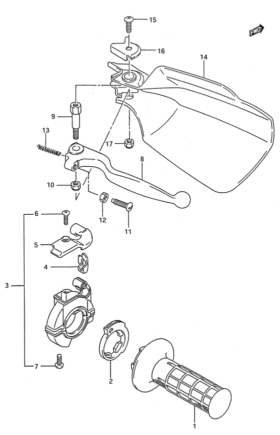 Right knuckle cover