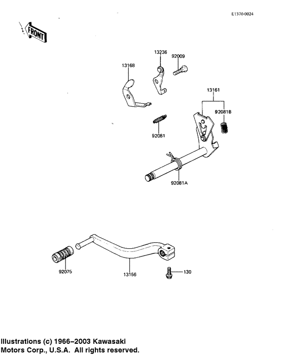 KDX80 Переключатель передач