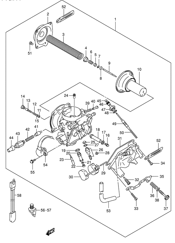 Carburetor assy