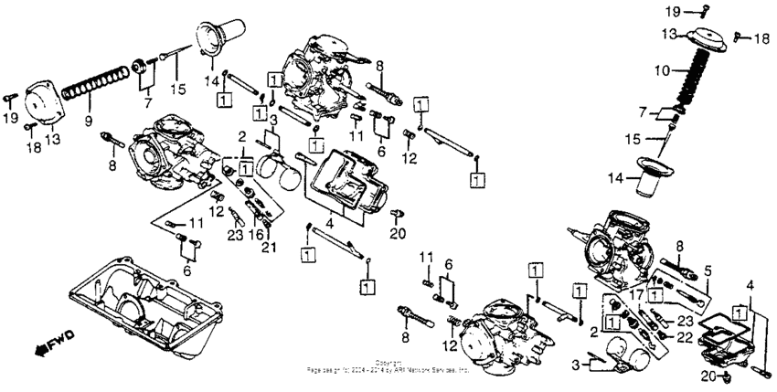Carburetor comp. parts