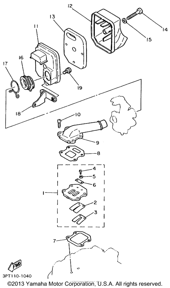 PW50L1 Впускная система
