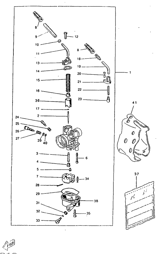 CW50RS Карбюратор