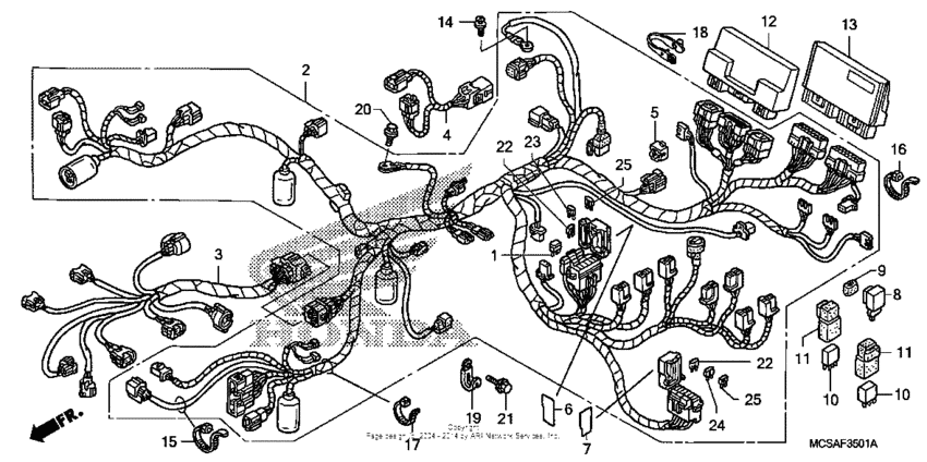Wire harness (st1300a)