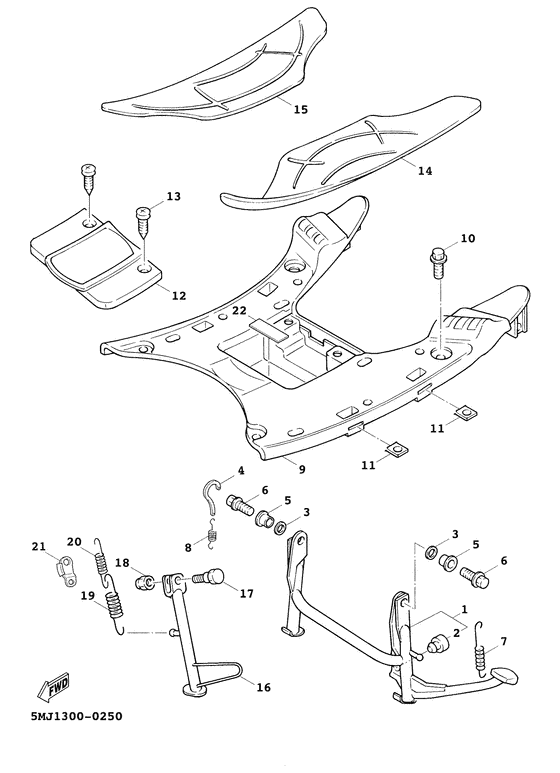 Stand. footrest