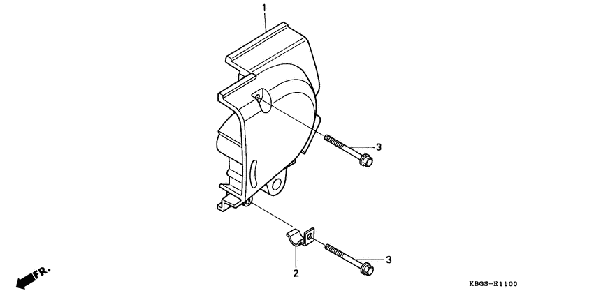 Left rear cover