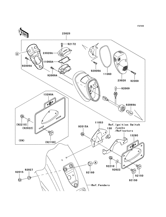 Taillight unit ass`y