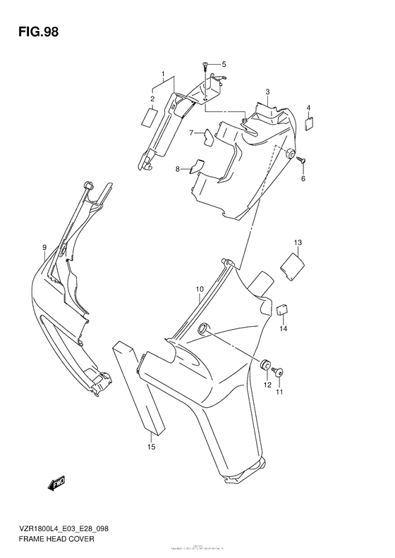 Frame Head Cover (Vzr1800Zl4 E33)