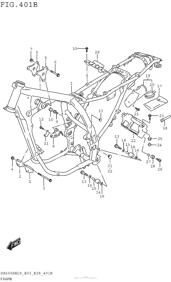 Frame (Dr650Sel5 E28)