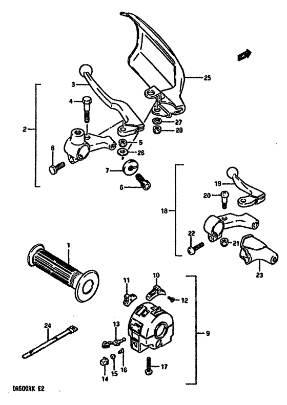 Left handle switch