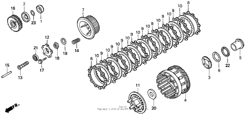 ST1100 Сцепление