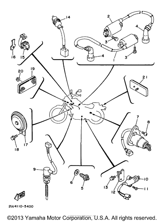 XV250 Электрика