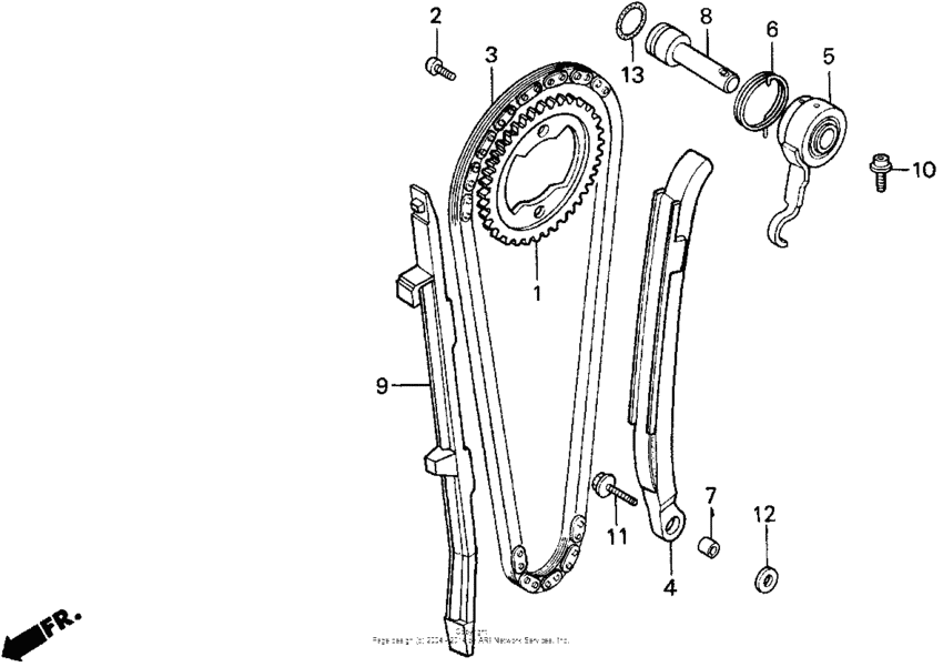 XR650L Цепь ГРМ
