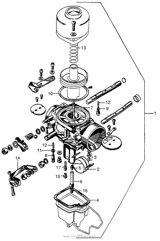 Right carburetor