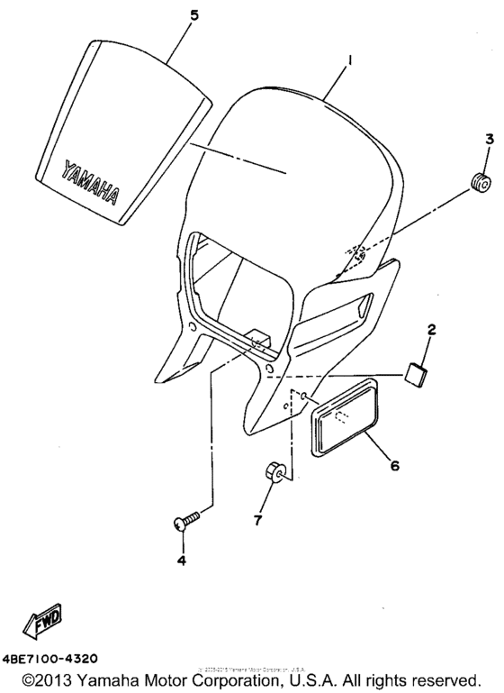 XT225F Обтекатели