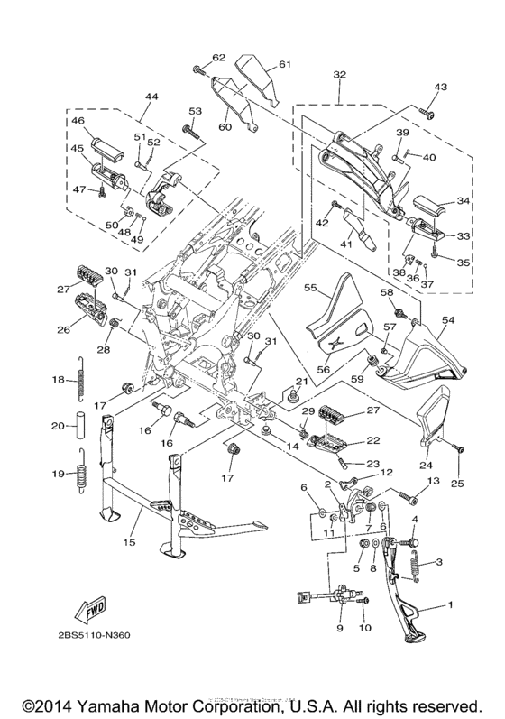 XT1200Z Подножки