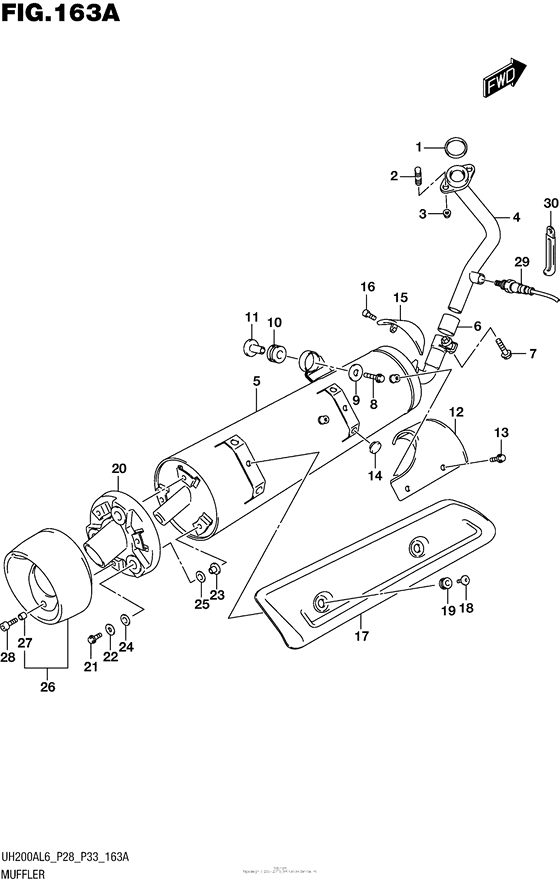 Muffler (Uh200Al6 P28)