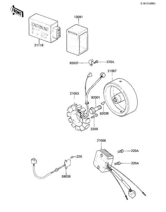 Ignition/generator/regulator