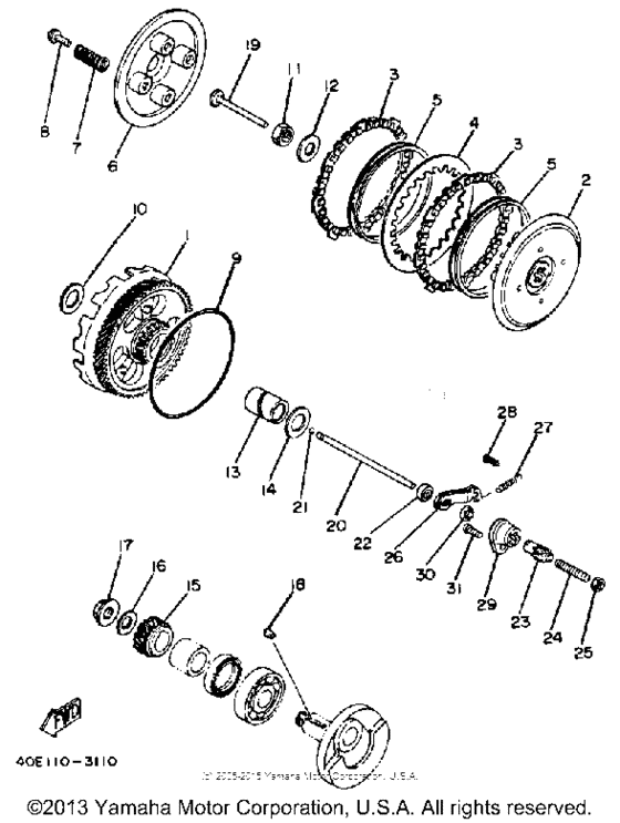 RX50L Сцепление