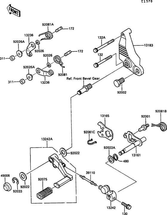 ZG1000 Механизм переключения передач