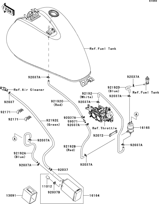 VN900 Топливная система