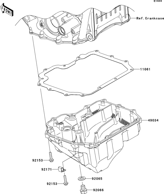 ZX1000 Маслянный поддон