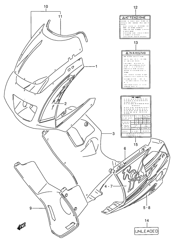 Cowling body