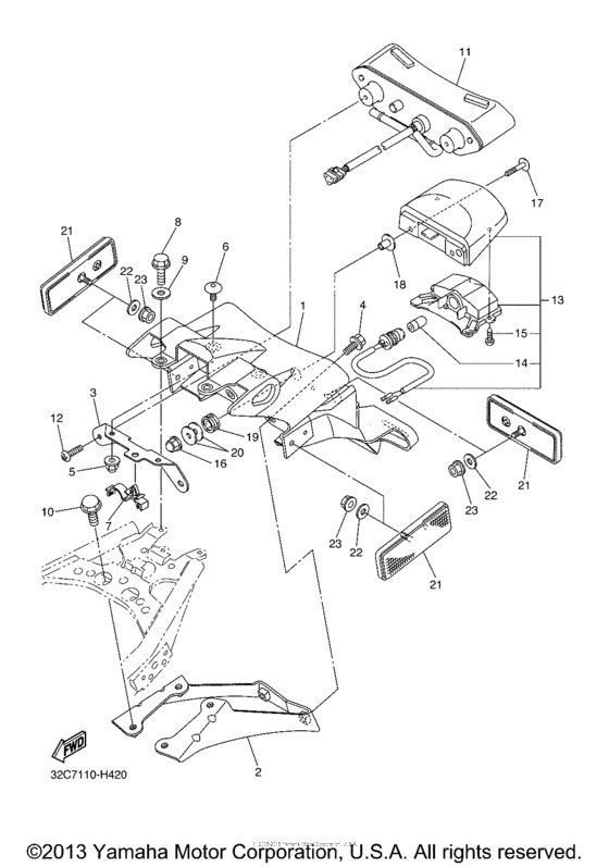 WR25RYL Фонарь