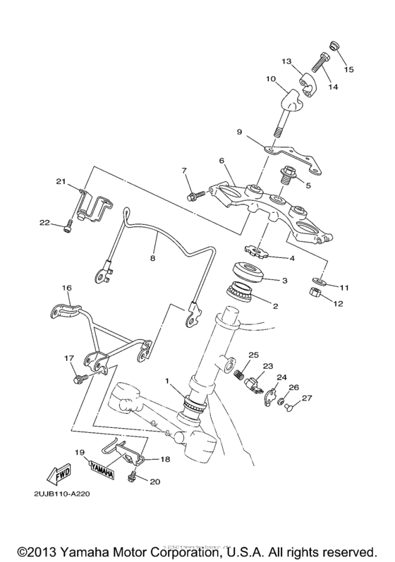 XV250V Управление