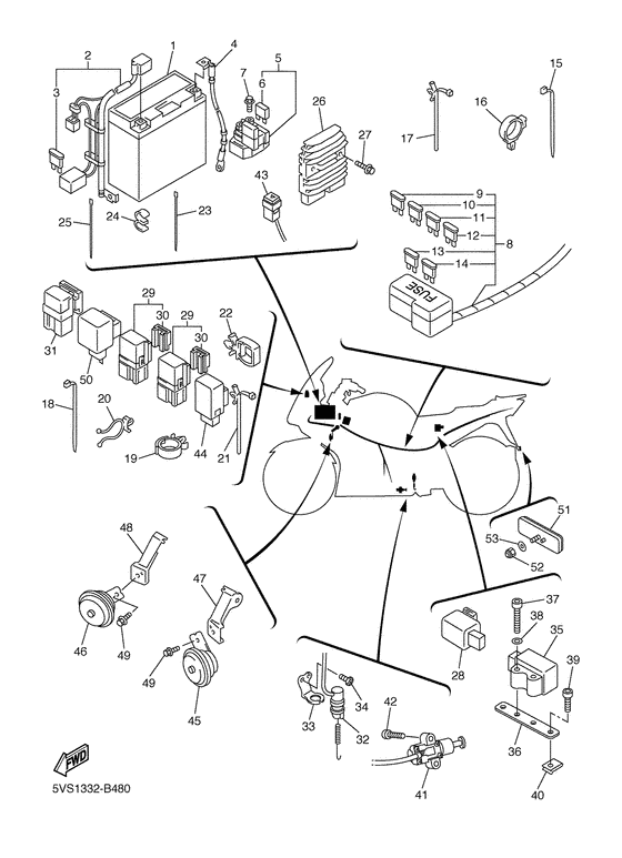 FJR1300A Elektrische ausruestung 2