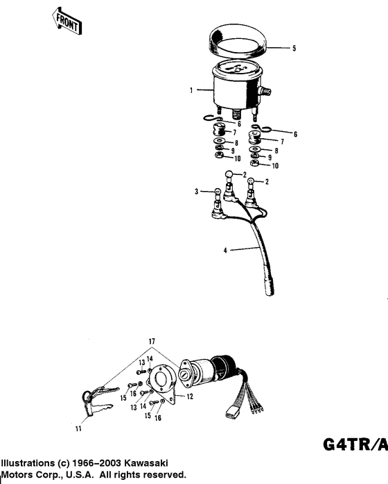 Meter/ignition switch