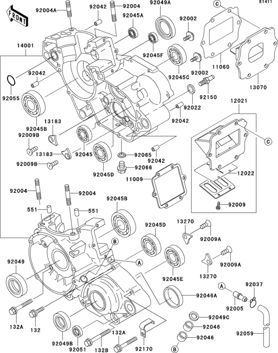 Crankcase(1/2)