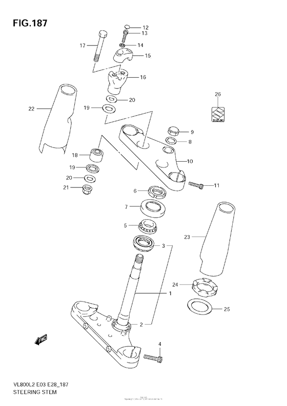 Steering Stem (Vl800C  E33)