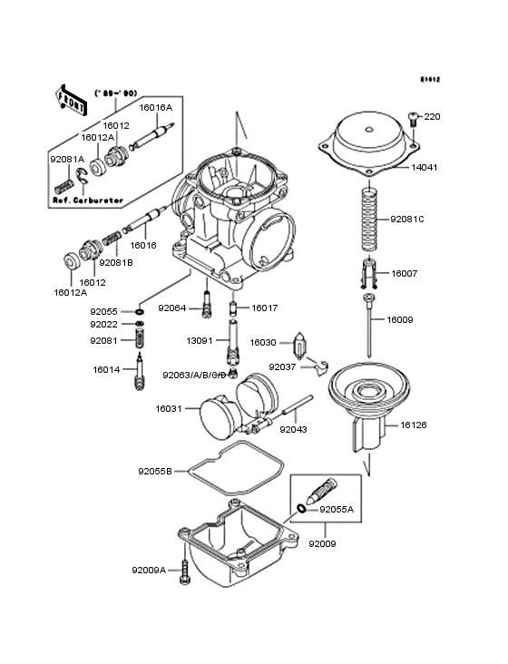 ZL400 キャブレターパーツ